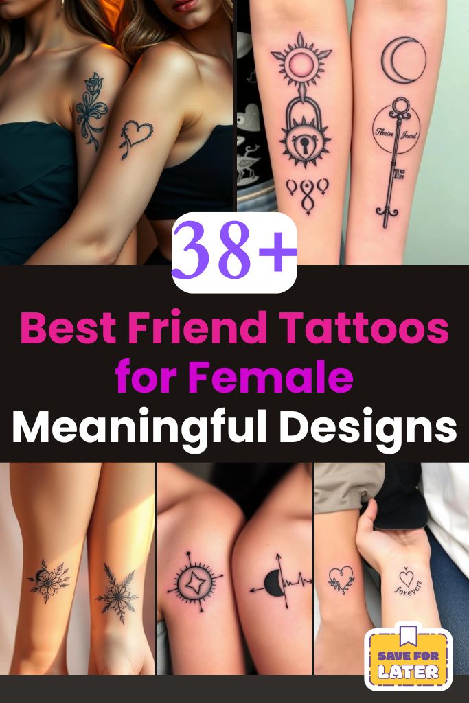 Best Friend Tattoos for Female 38+ Meaningful Designs