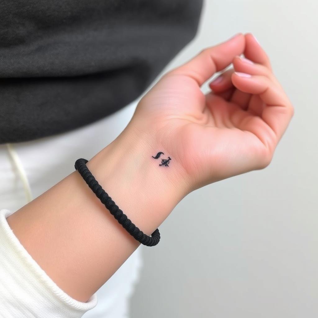 A minimalist small tattoo A minimalist small tattoo
