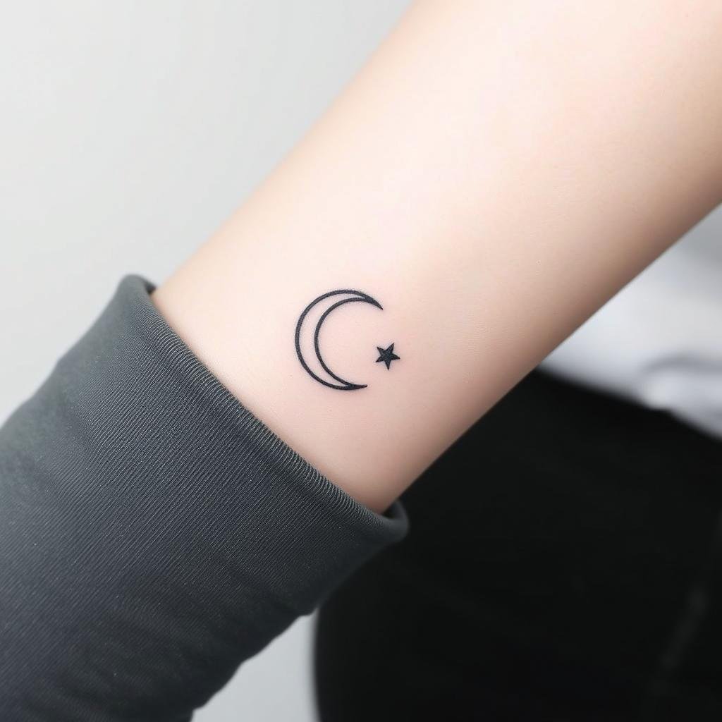 A small minimalist tattoo A small minimalist tattoo