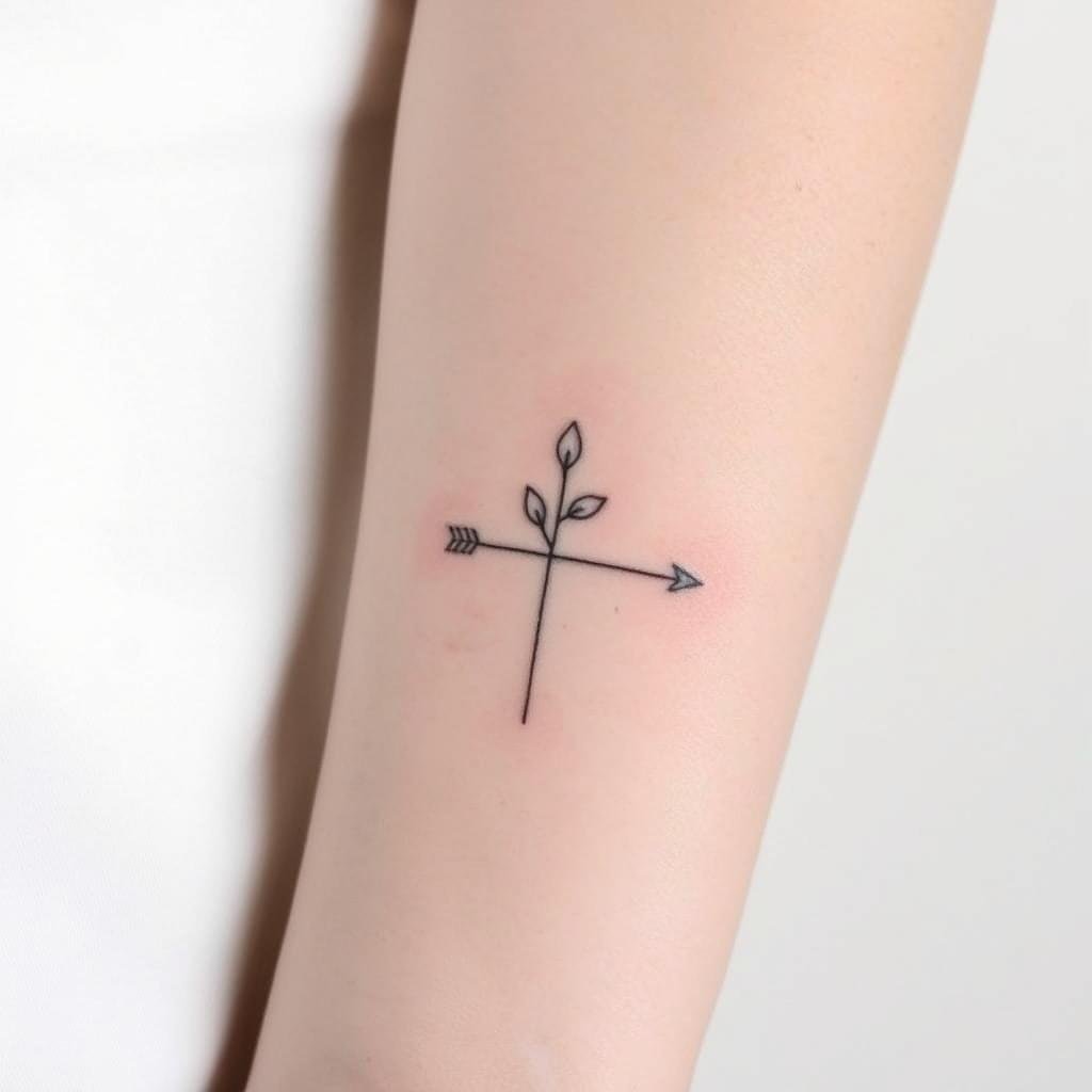 A small, minimalist tattoo A small, minimalist tattoo