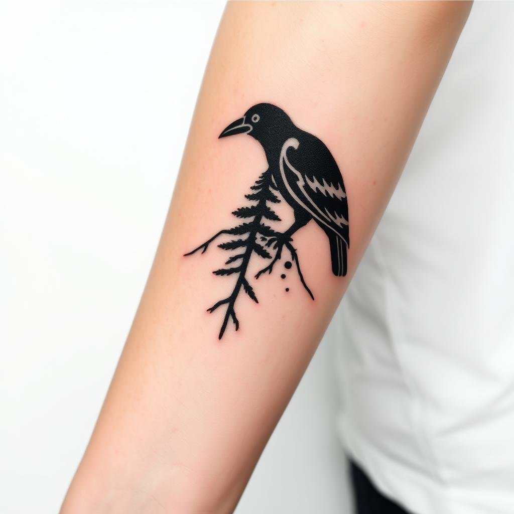 A small-sized tattoo A small-sized tattoo