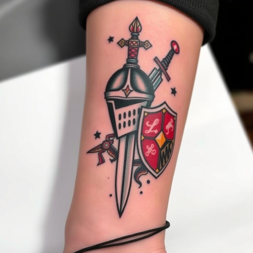 Neo-traditional tattoo