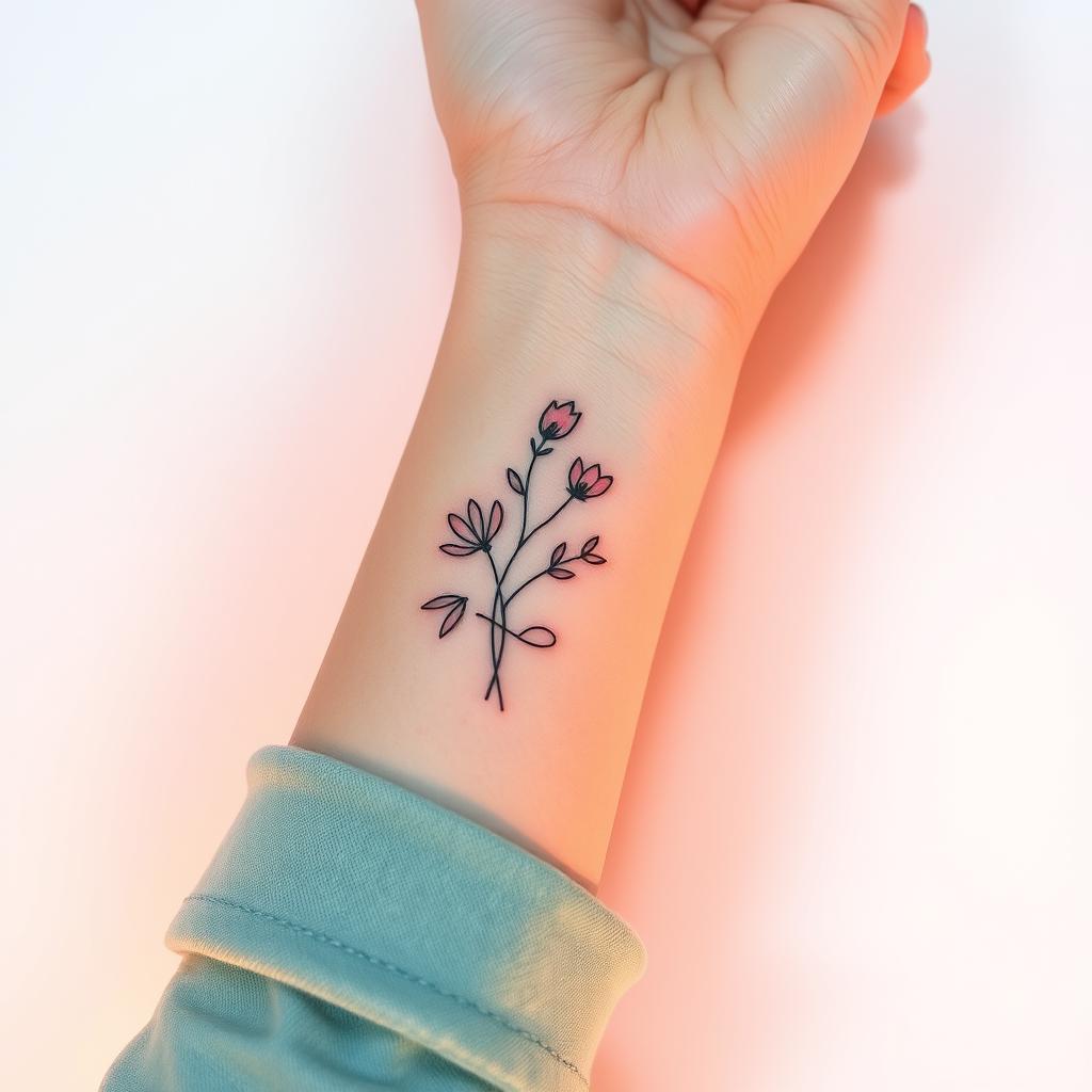 Unique and intricate motherhood tattoo designs, featuring delicate floral elements, subtle geometric patterns, and minimalist linework. The designs are thoughtfully placed on the inner forearm or wrist, creating a personal, meaningful, and visually stunning representation of the bond between a mother and her children. Soft, warm lighting highlights the intricate details and textures of the tattoos, while a clean, uncluttered background allows the designs to take center stage. The overall composition conveys a sense of love, dedication, and the cherished role of motherhood. Unique and intricate motherhood tattoo designs, featuring delicate floral elements, subtle geometric patterns, and minimalist linework. The designs are thoughtfully placed on the inner forearm or wrist, creating a personal, meaningful, and visually stunning representation of the bond between a mother and her children. Soft, warm lighting highlights the intricate details and textures of the tattoos, while a clean, uncluttered background allows the designs to take center stage. The overall composition conveys a sense of love, dedication, and the cherished role of motherhood.