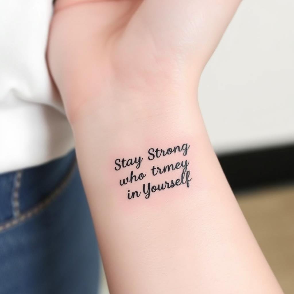 a minimalist, small-sized tattoo a minimalist, small-sized tattoo