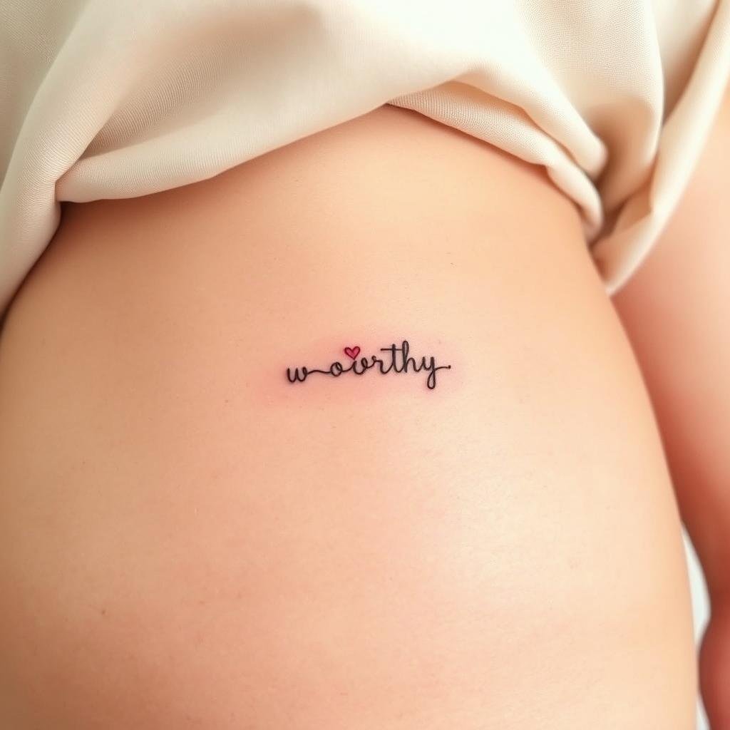 a small, elegant tattoo a small, elegant tattoo