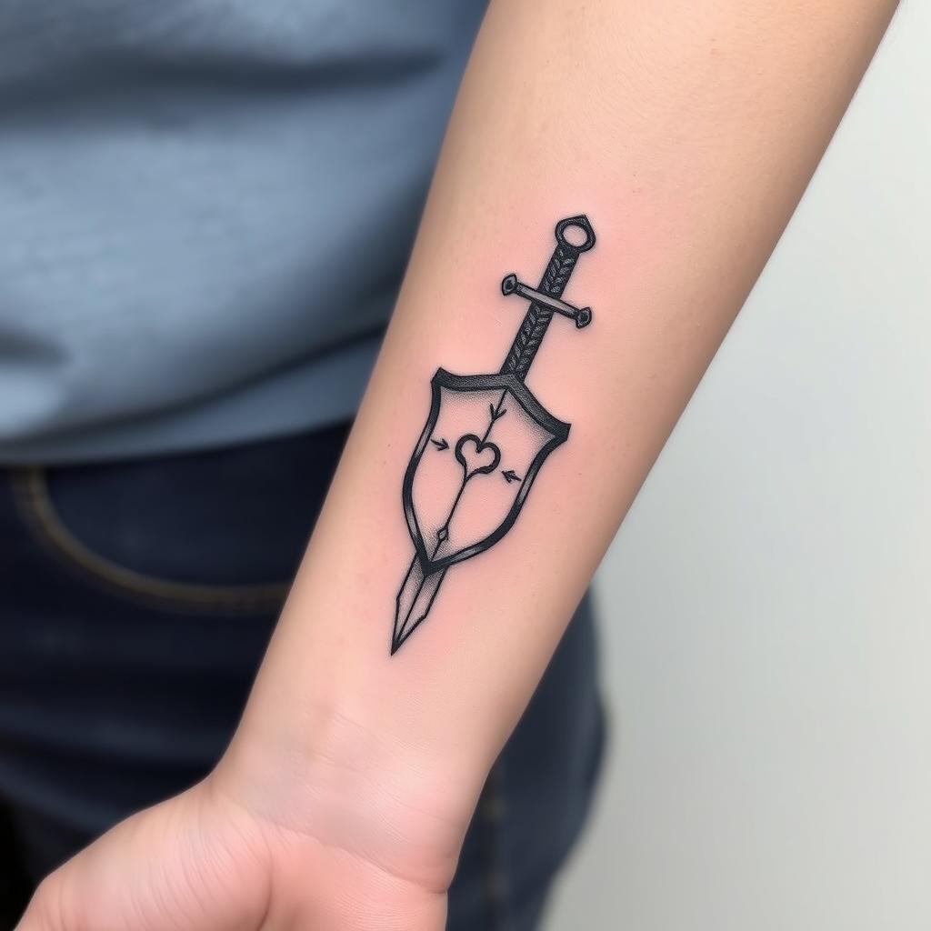a small medieval tattoo