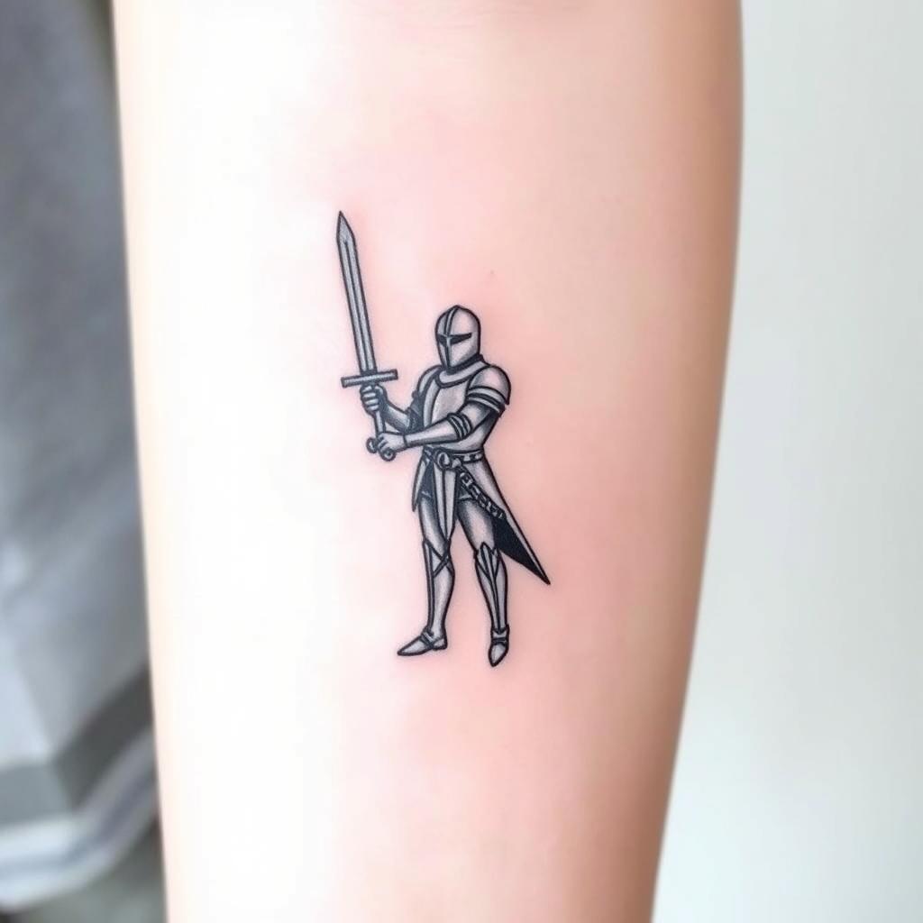 a small, minimalist tattoo