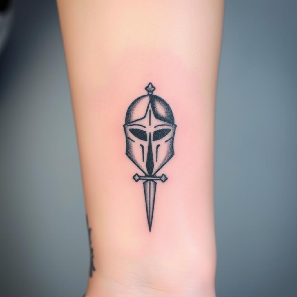  a small-sized medieval tattoo design