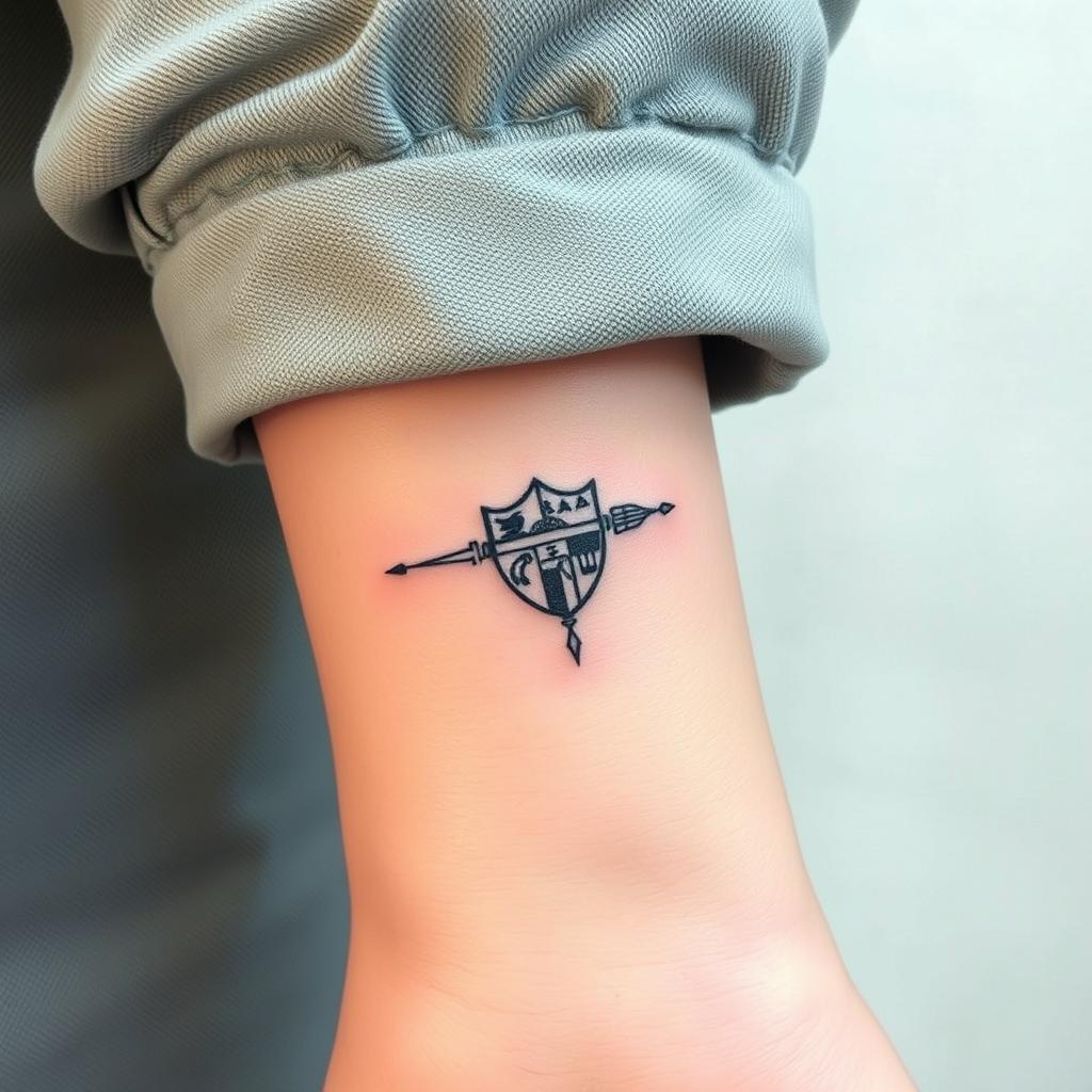 a small-sized modern tattoo 
