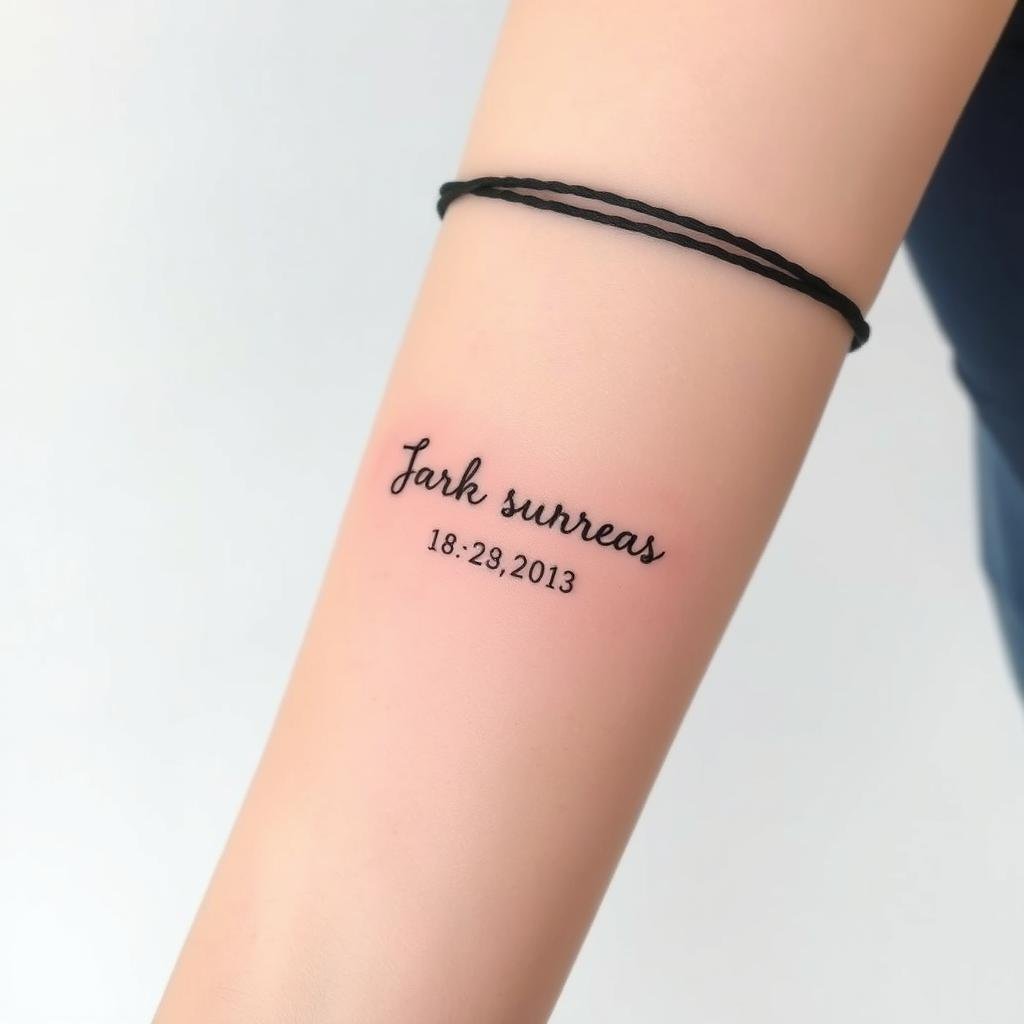 a small-sized tattoo design a small-sized tattoo design