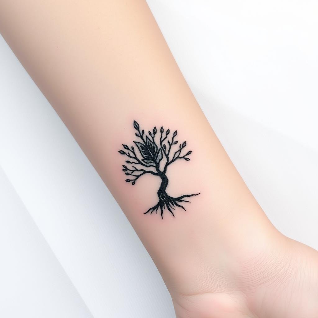 a tree tattoo a tree tattoo