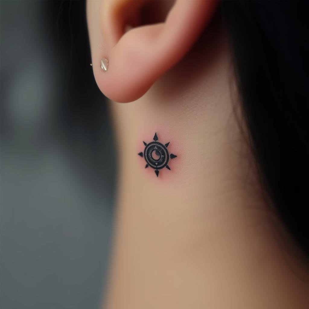 symbolic baddie tattoo design like a small moon symbolic baddie tattoo design like a small moon