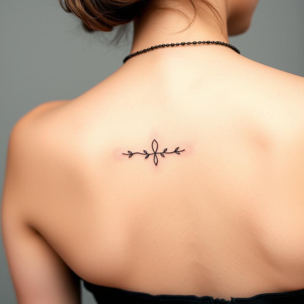 Dainty lower back tattoos