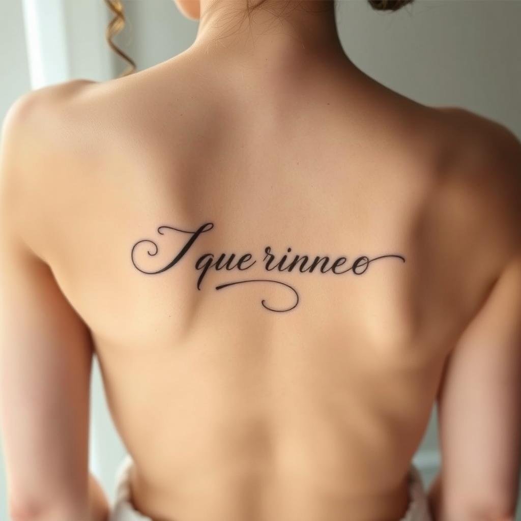Delicate Lower Back Ink Designs