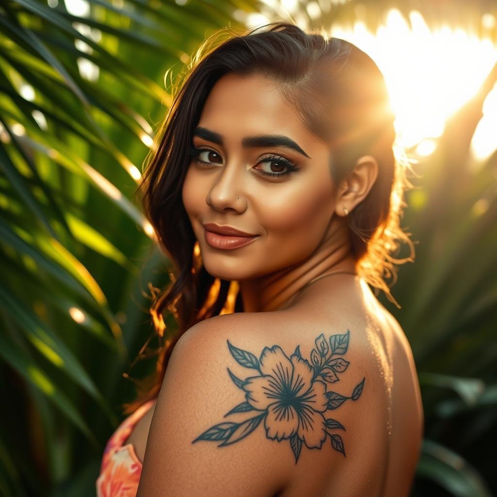 Feminine Hawaiian Ink Designs