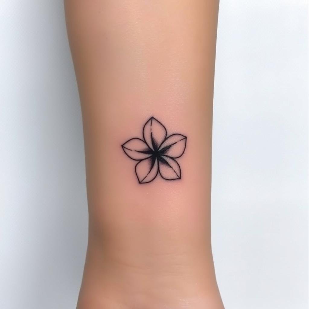 Hawaiian flower tattoos 