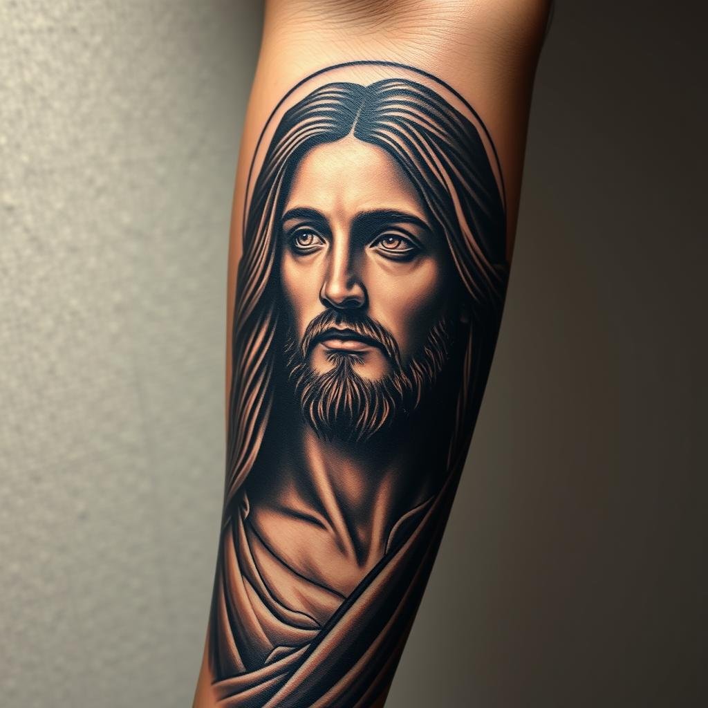 Jesus Half Sleeve Tattoo Styles Jesus Half Sleeve Tattoo Styles