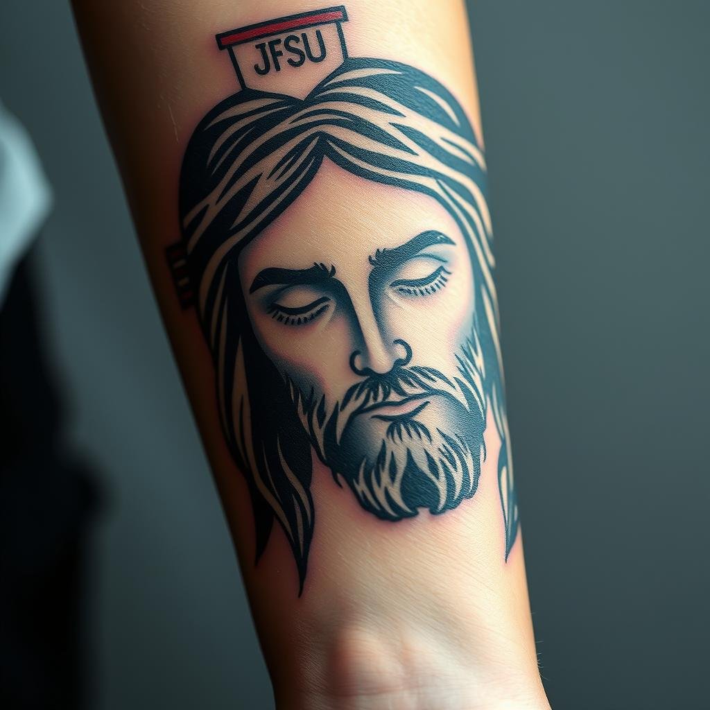 Jesus Portrait Tattoo Styles Jesus Portrait Tattoo Styles
