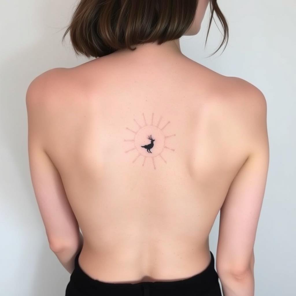 Minimalist Back Tattoo