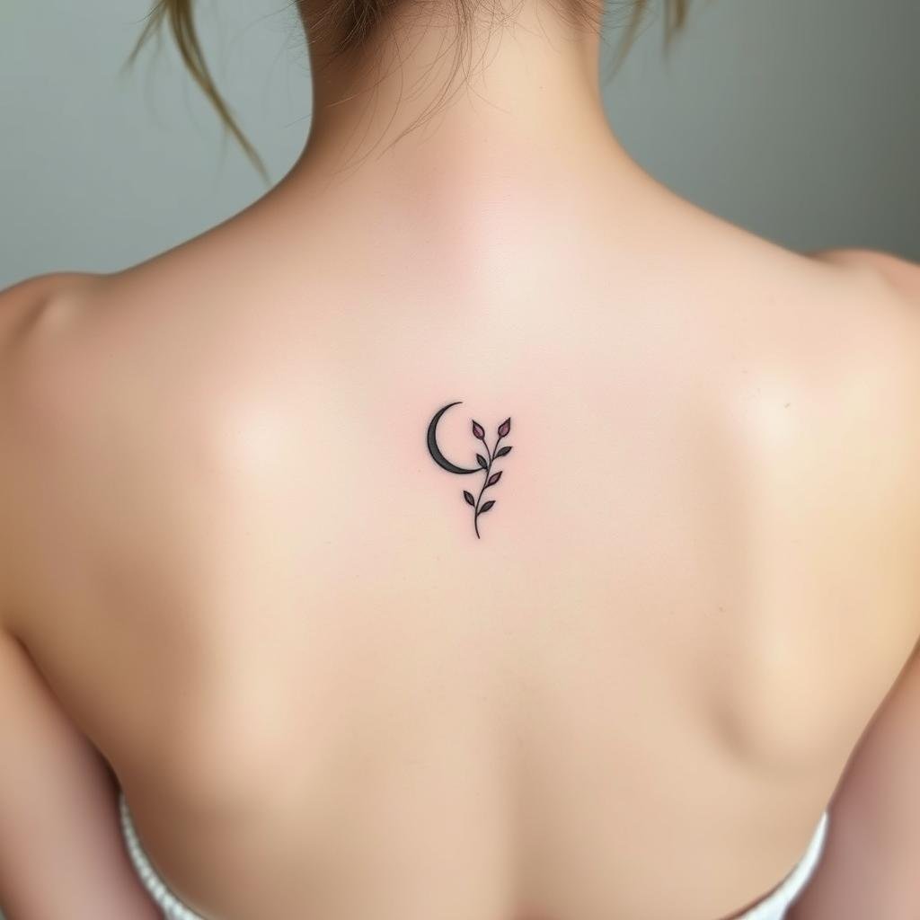 Minimalist back tattoos
