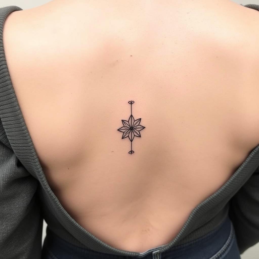 Modern lower back tattoos