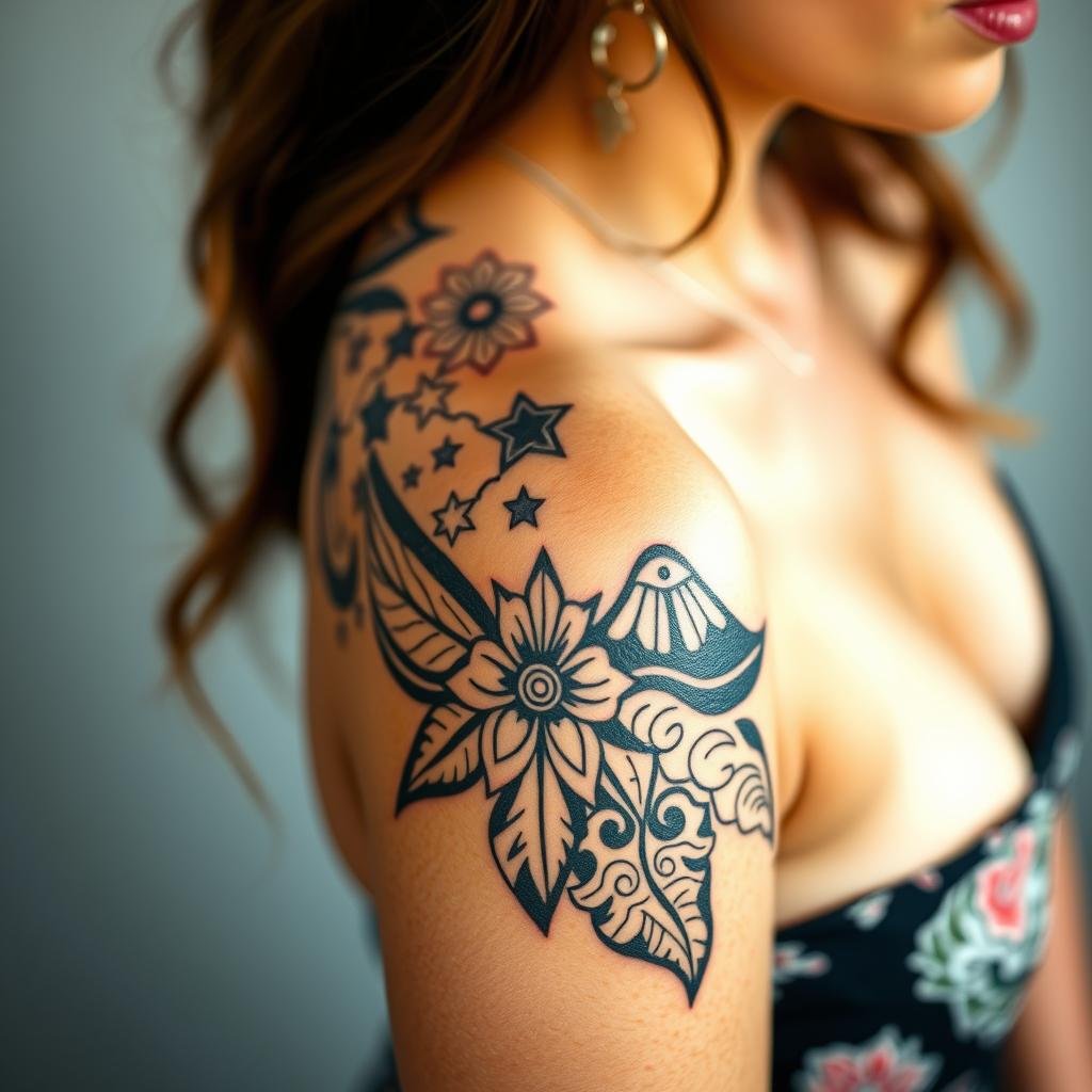 Tribal Tattoos for Her Design Inspiration