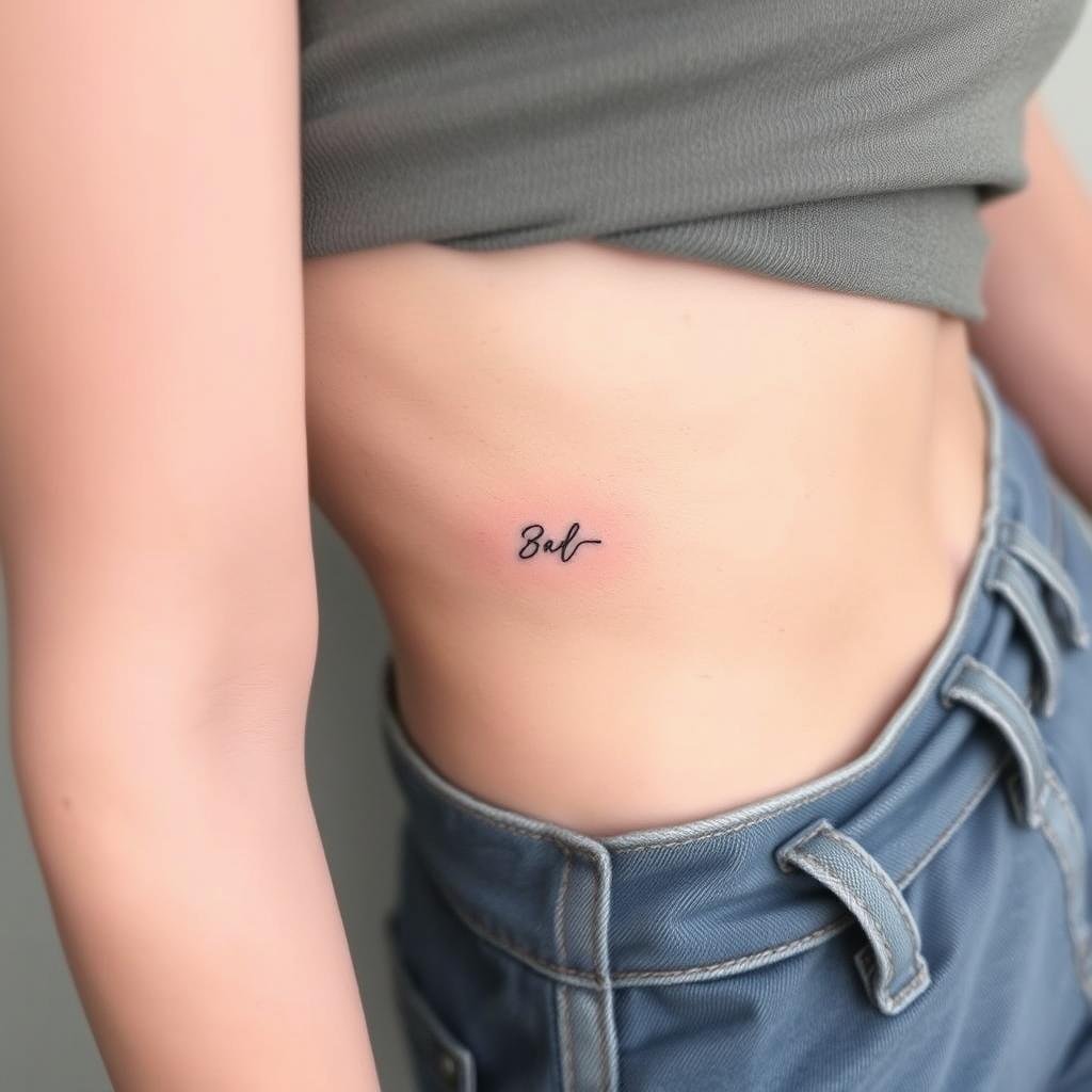&amp;quot;Design a small, minimalistic tattoo for the ribcage