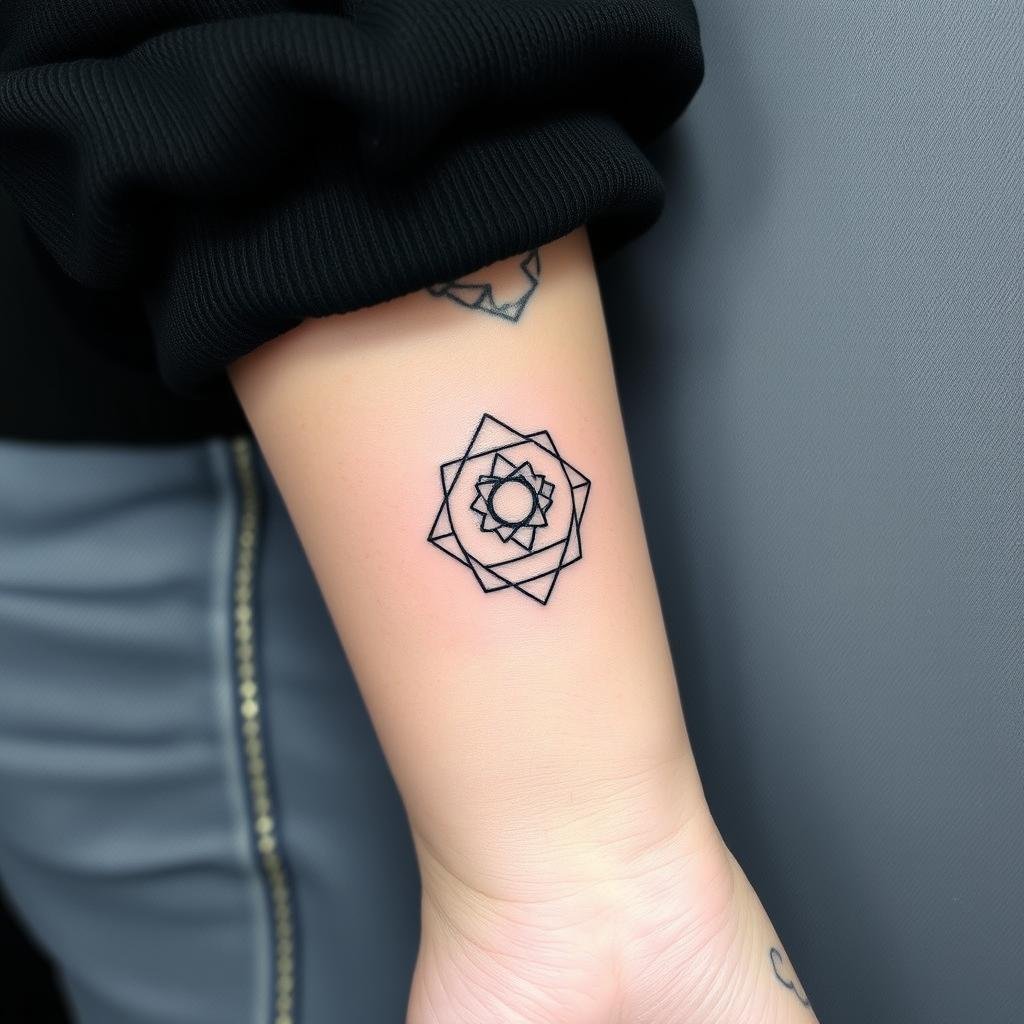 geometric tattoo
