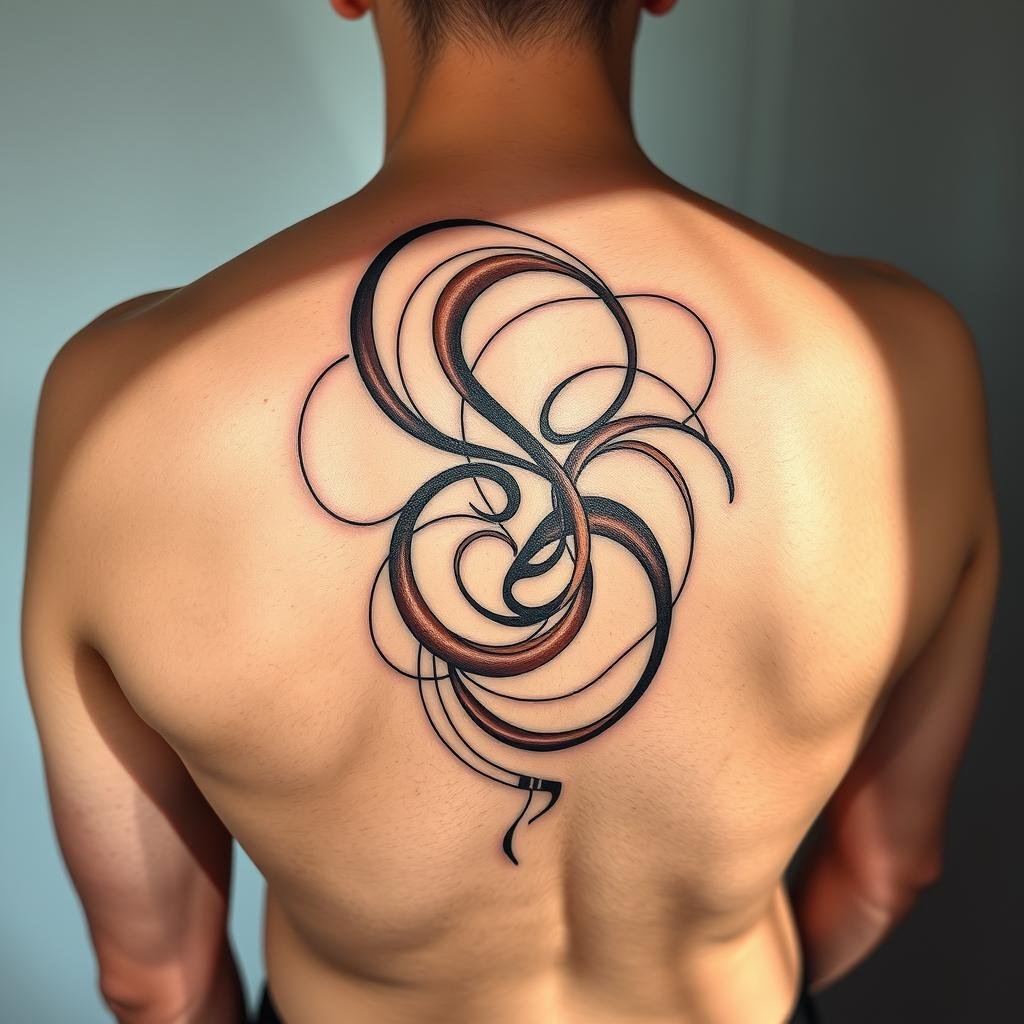 Abstract Friendship Tattoo Designs