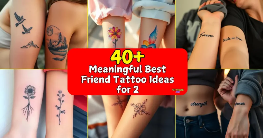 Best Friend Tattoo Ideas for 2