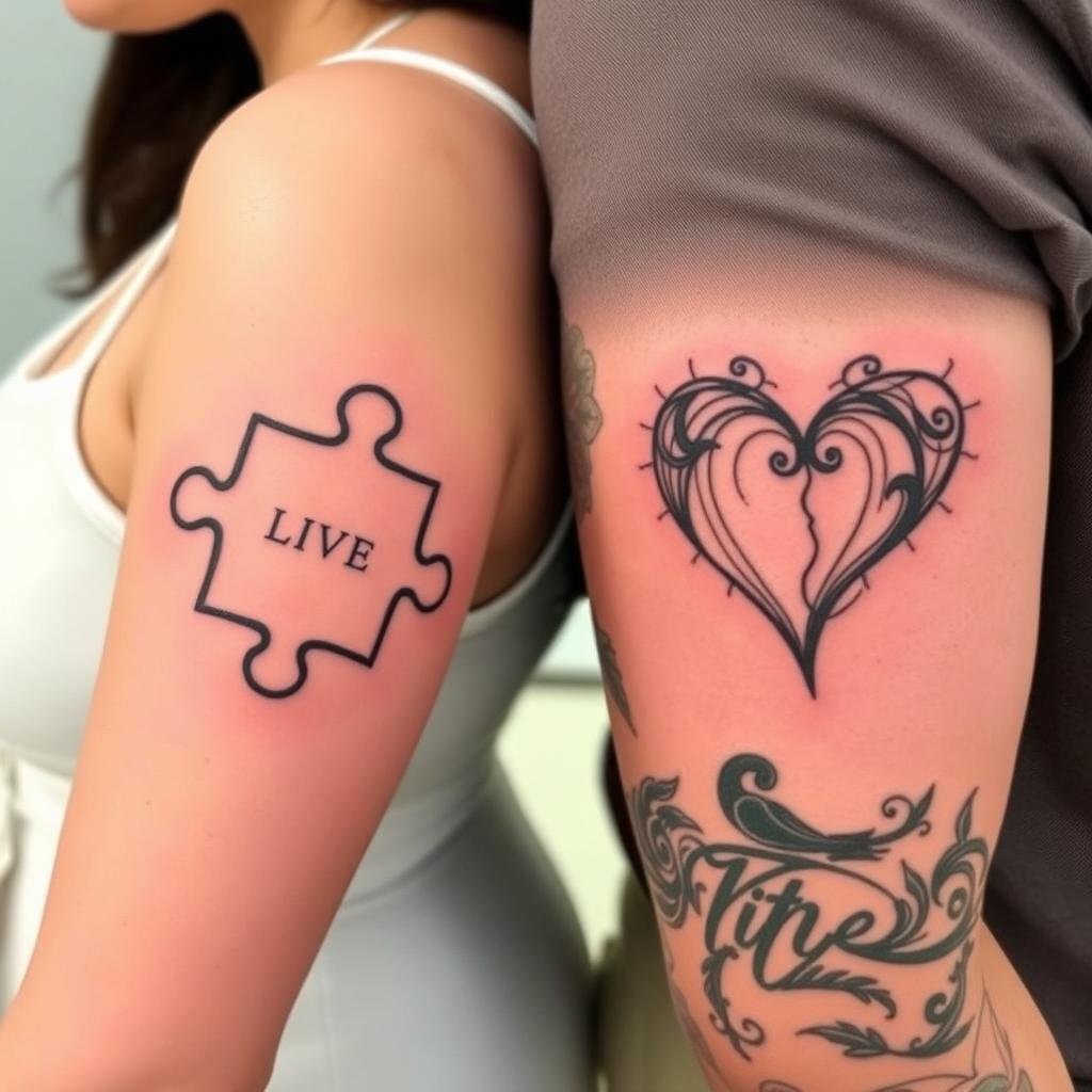 Complementary vs. Matching Tattoos Complementary vs. Matching Tattoos