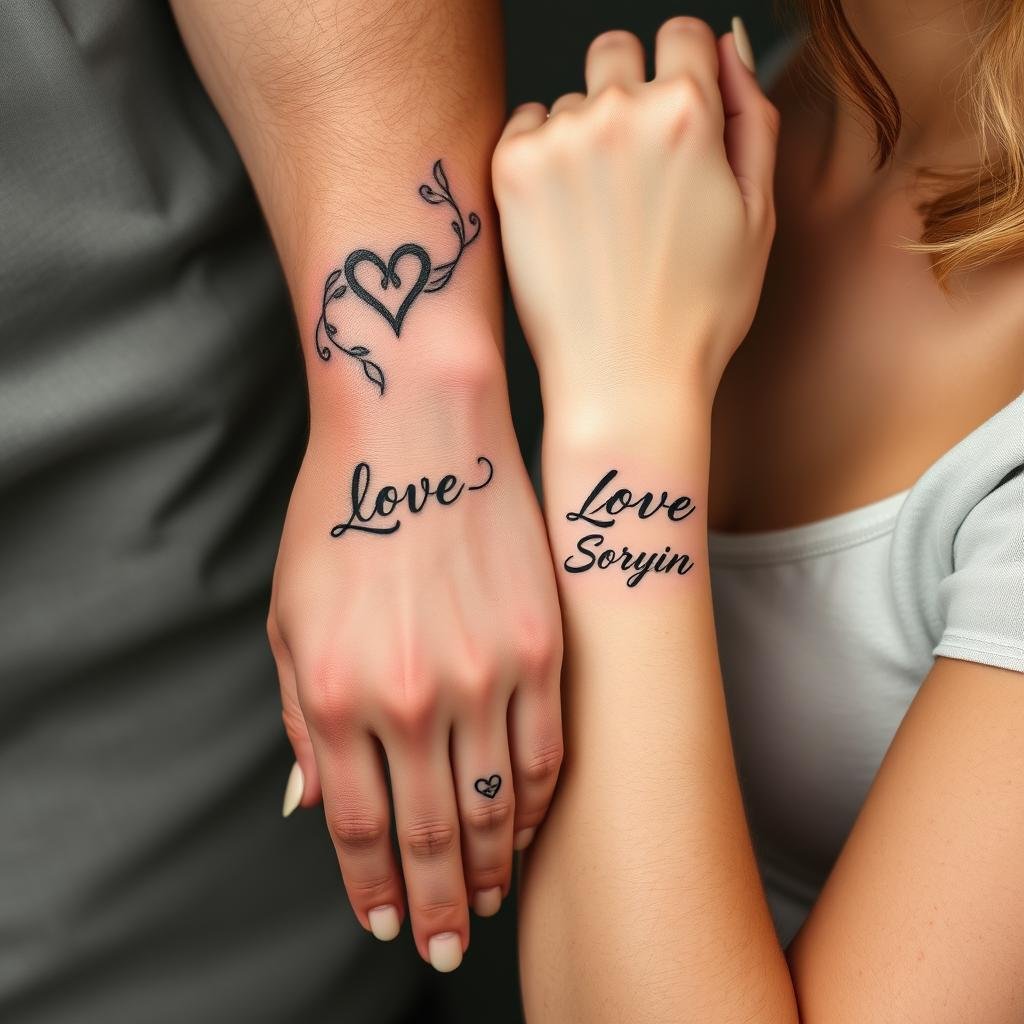 Customizing Your Couple's Initial Tattoos Customizing Your Couple's Initial Tattoos