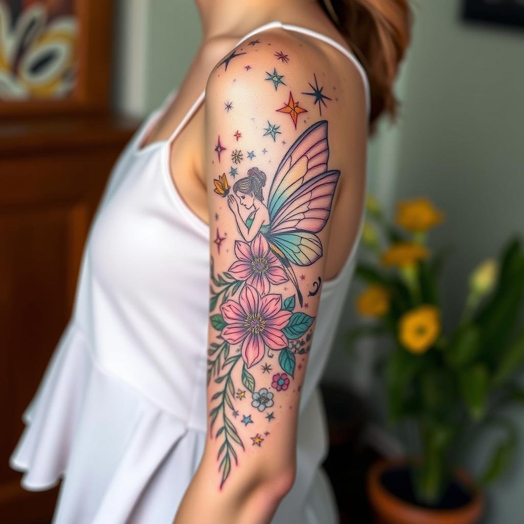 Fairy Sleeve Tattoo Care and Maintenance