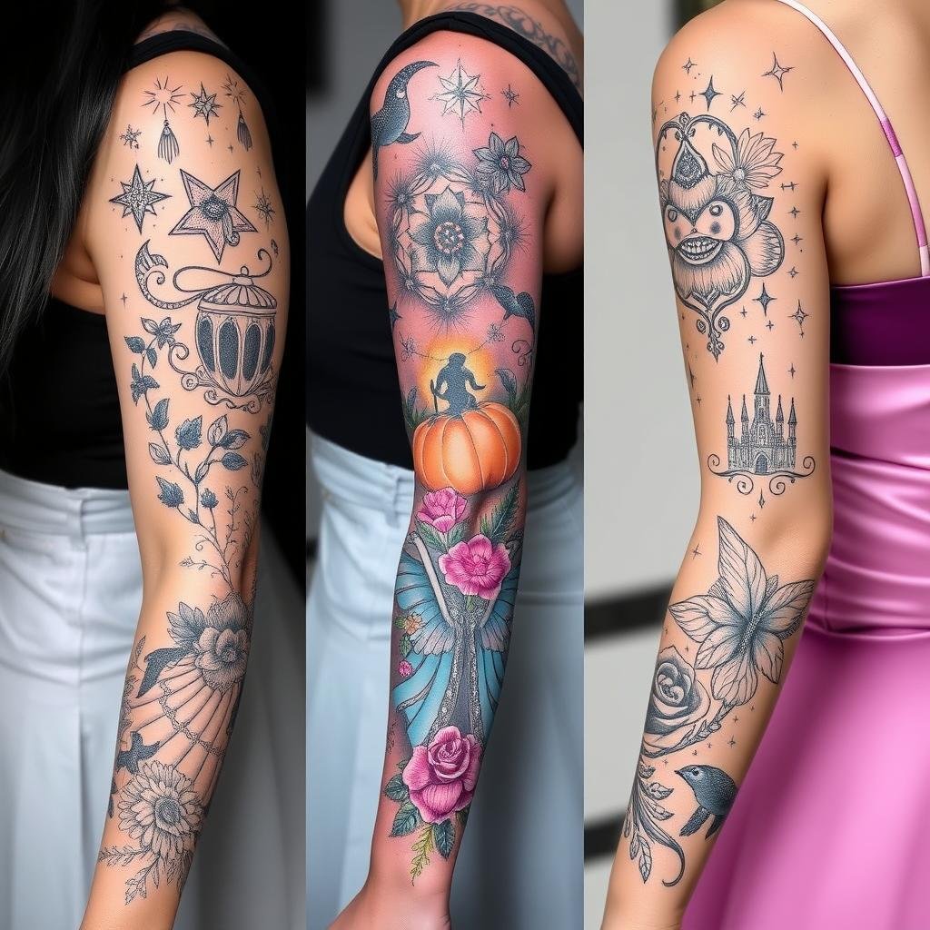 Fantasy Fairy Tale Tattoo Design