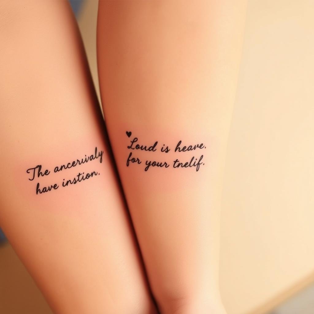 Friendship Quote Tattoo Designs