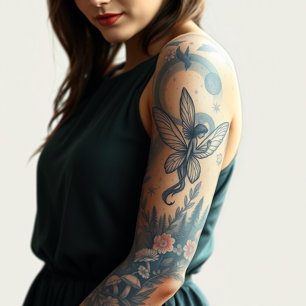 Magical Fairy Wing Tattoo Design