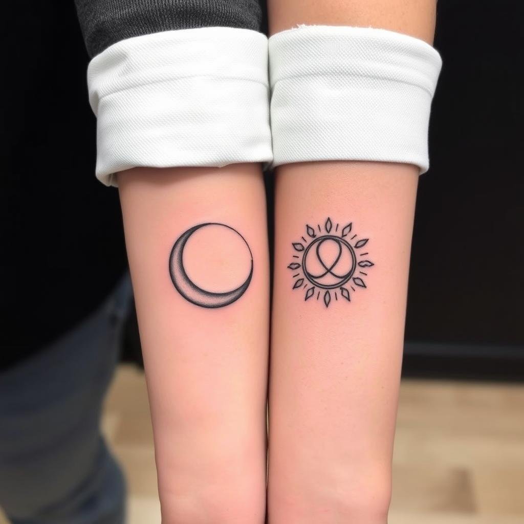 Modern soulmate tattoo Modern soulmate tattoo
