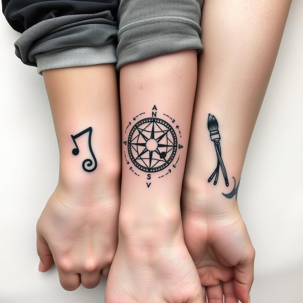 Personal Elements into Group tattoo