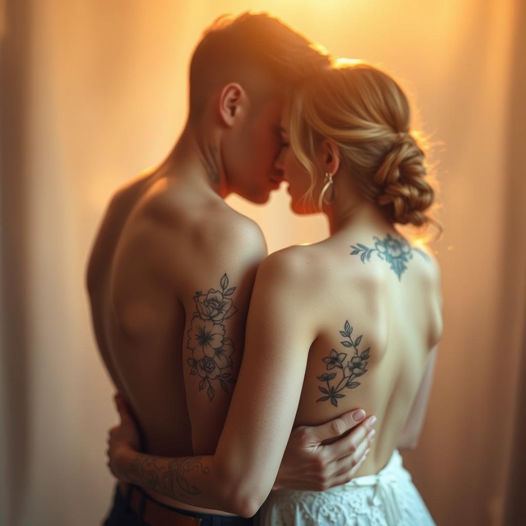 Romantic Couple Tattoo Designs Romantic Couple Tattoo Designs