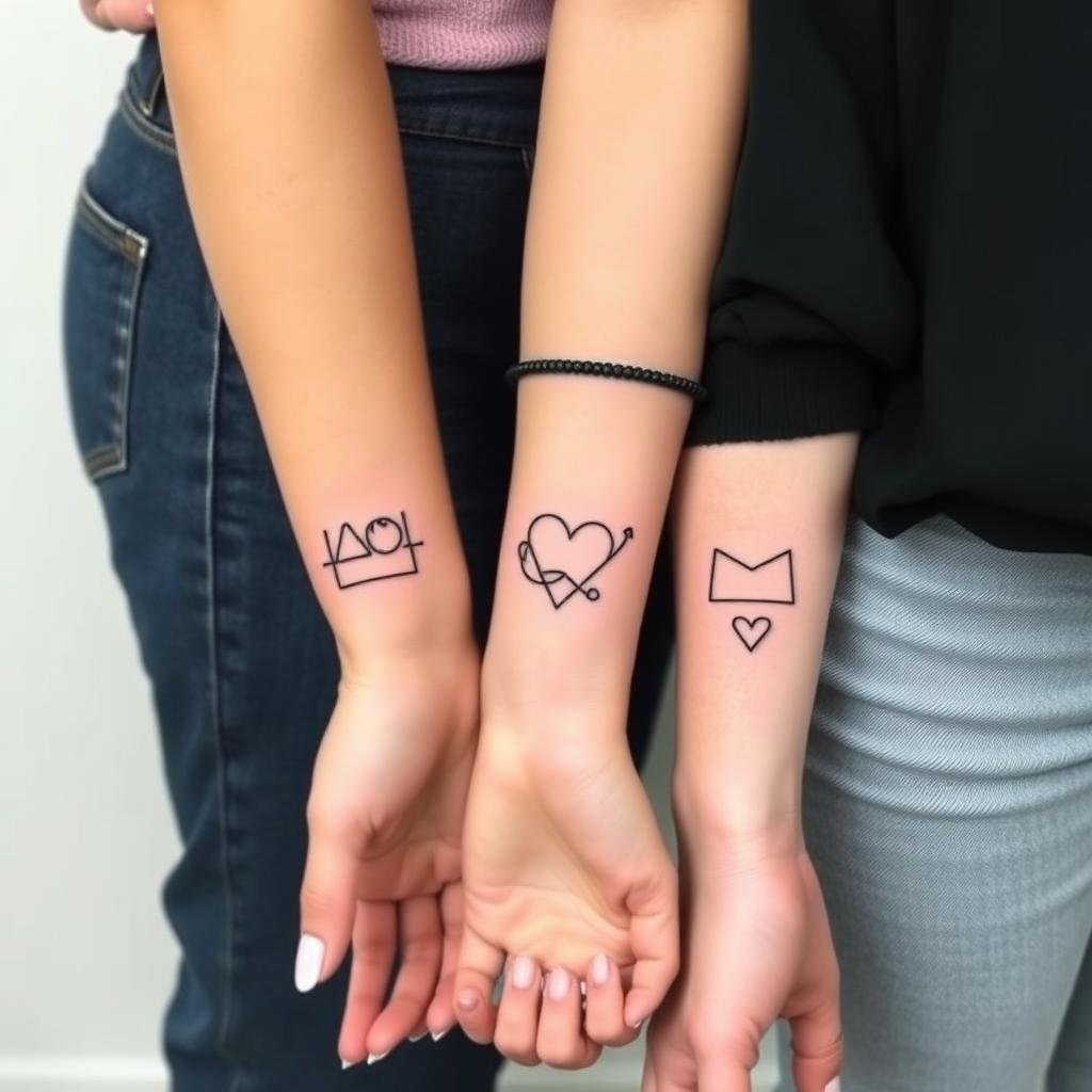 Social Media Matching tattoo