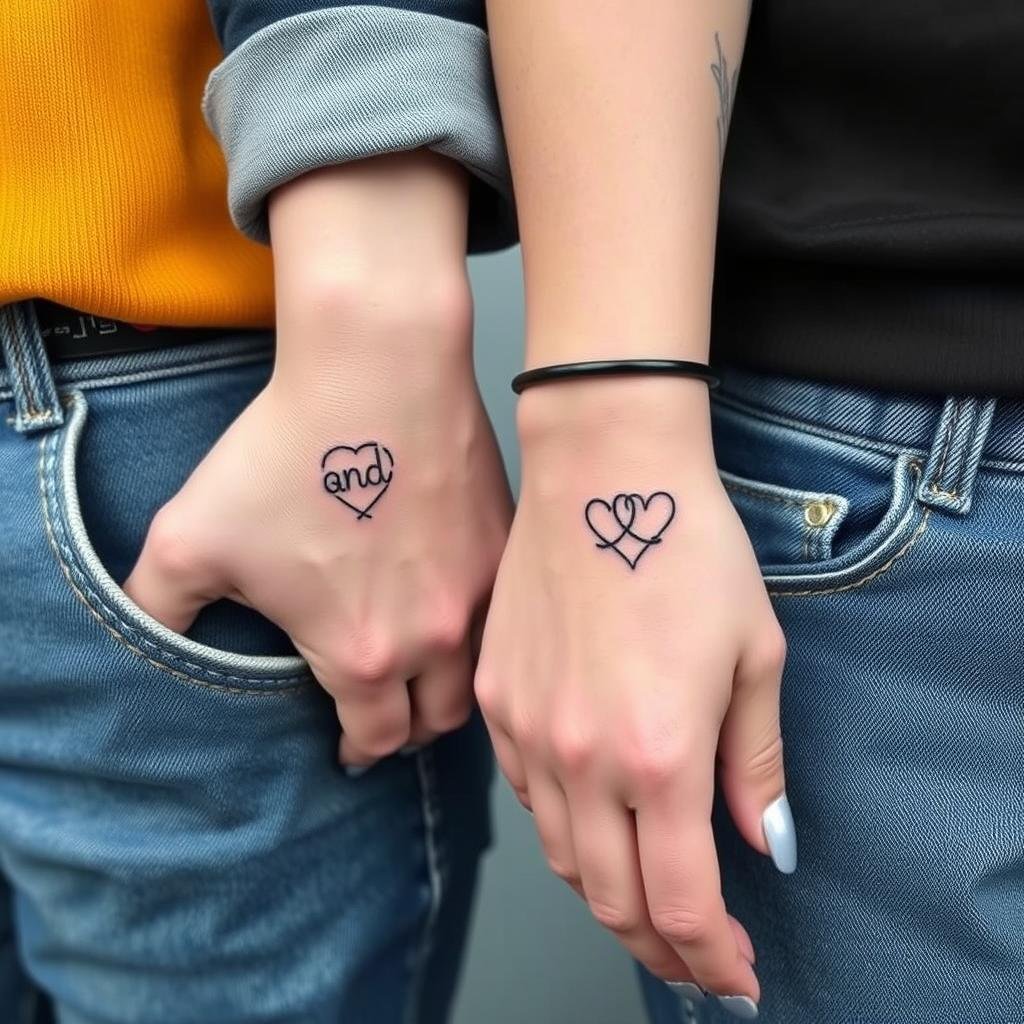 Wrist tattoos are a favorite for couples Wrist tattoos are a favorite for couples