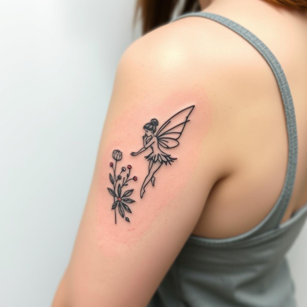  a fairy sleeve tattoo