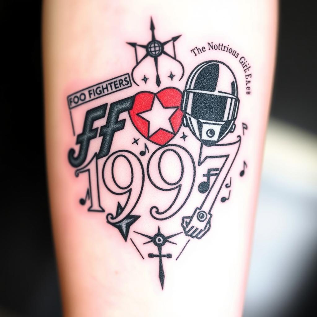 1997 Music Scene Tattoo