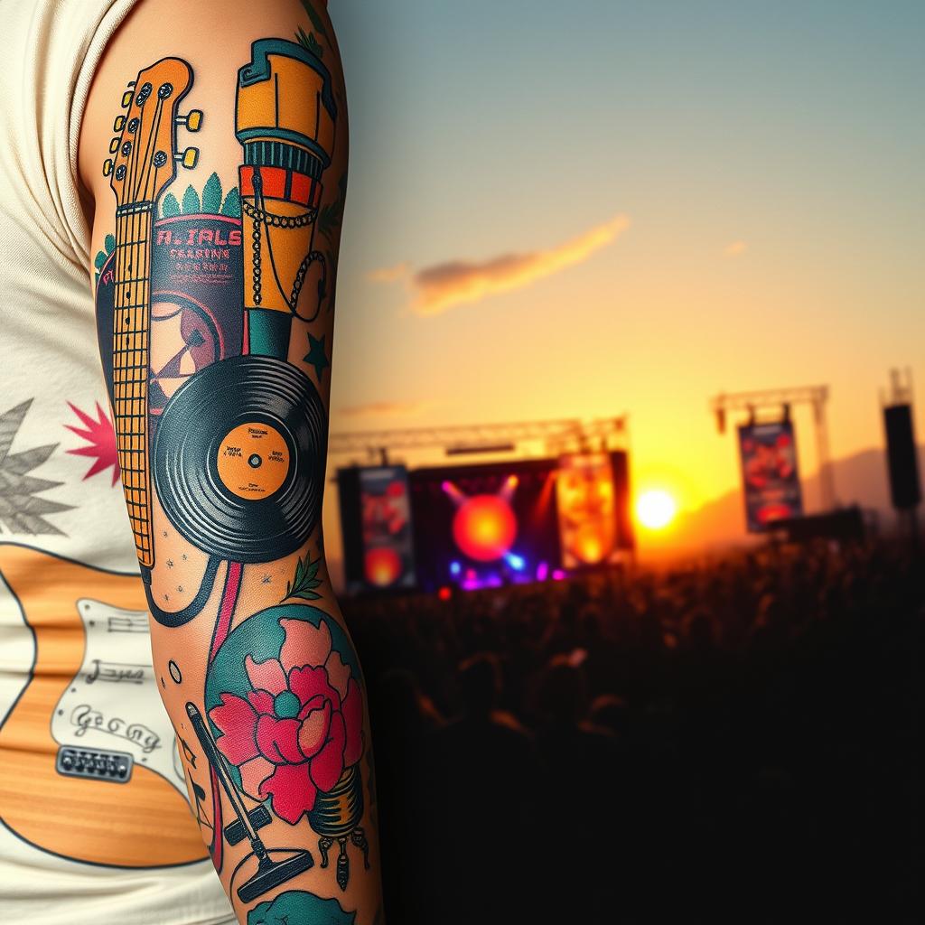 1997 music tattoo inspiration