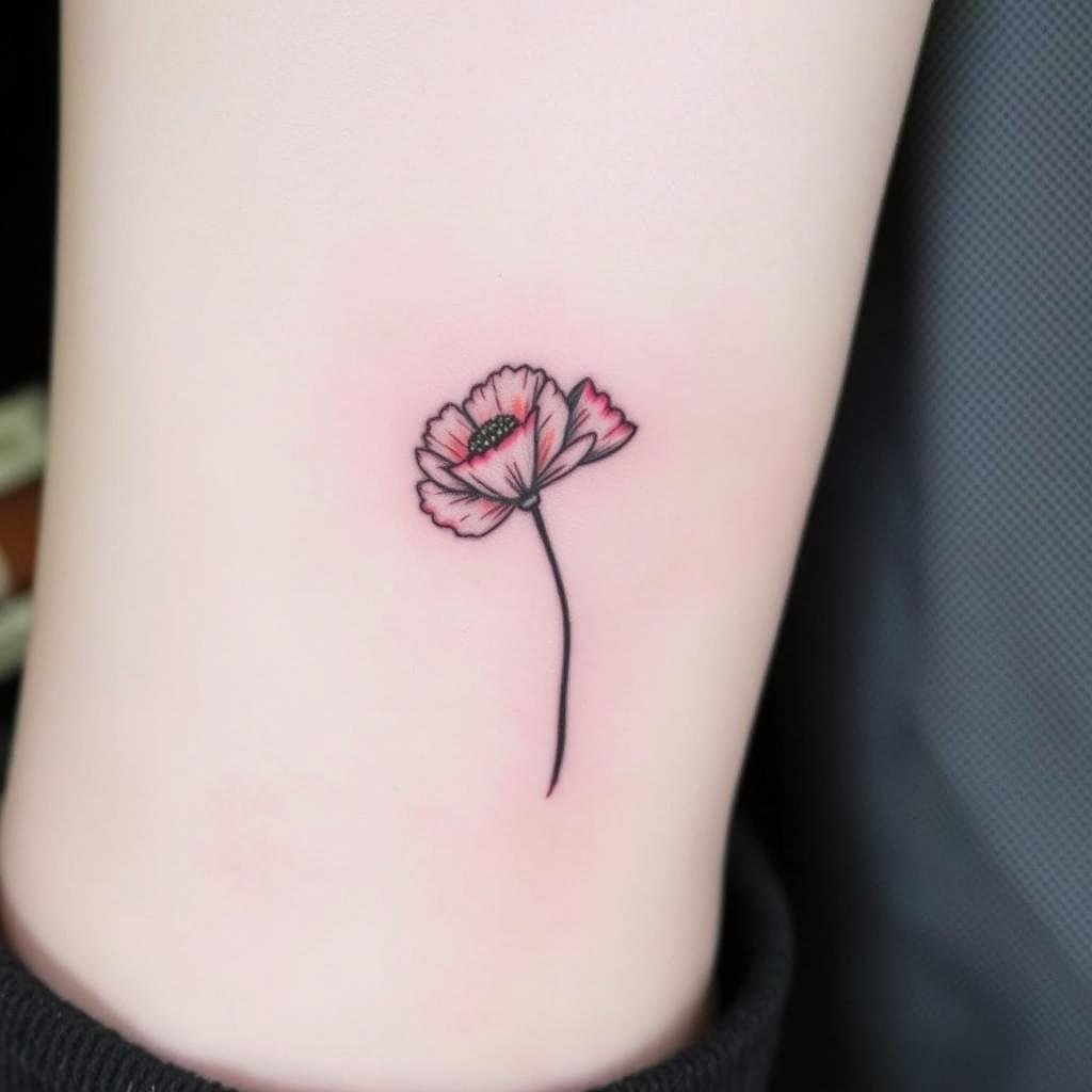 August Birth Flower Tattoo Symbolism 2