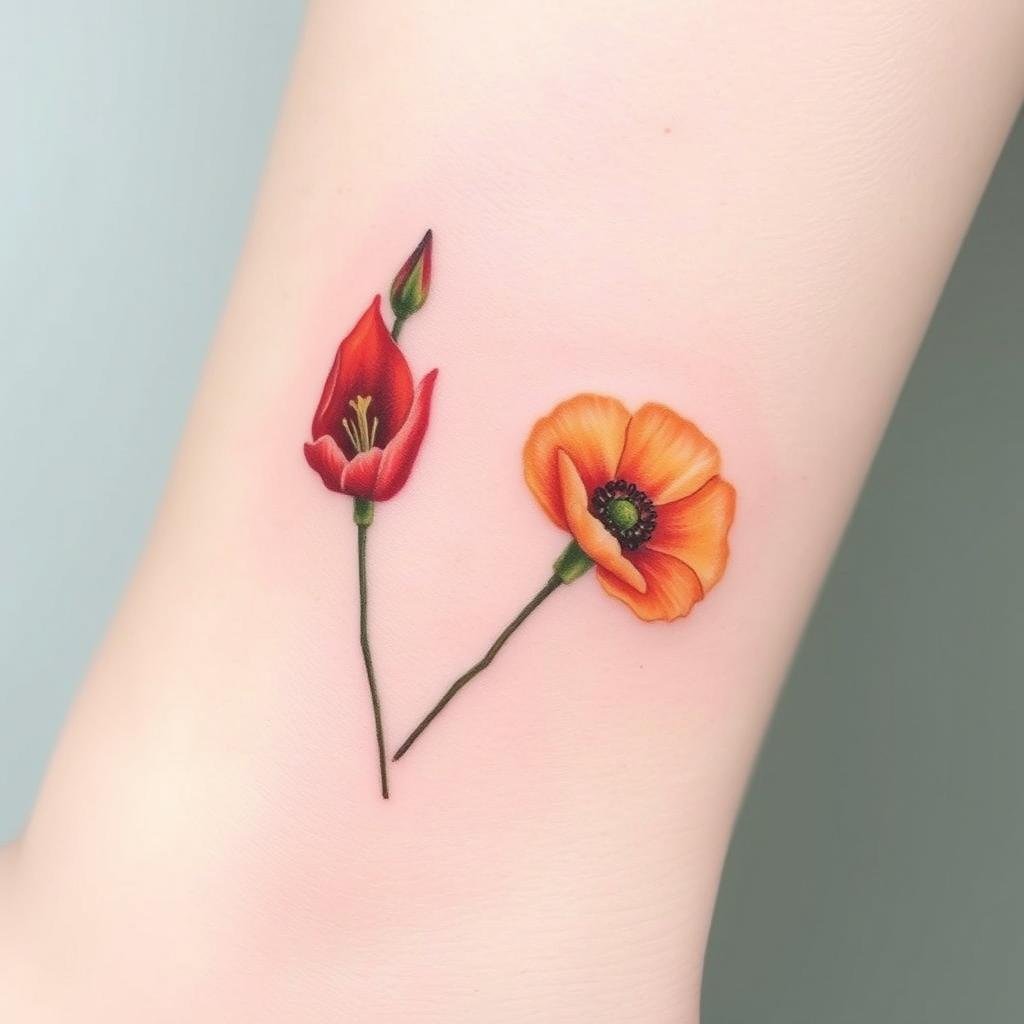 August Birth Flower Tattoo Symbolism 3