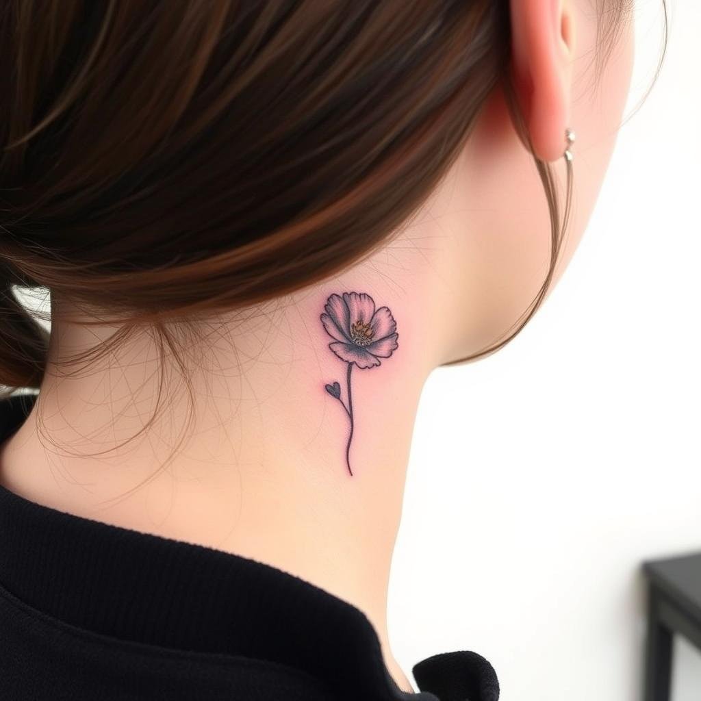 August Flower Tattoos for Memories & Tributes