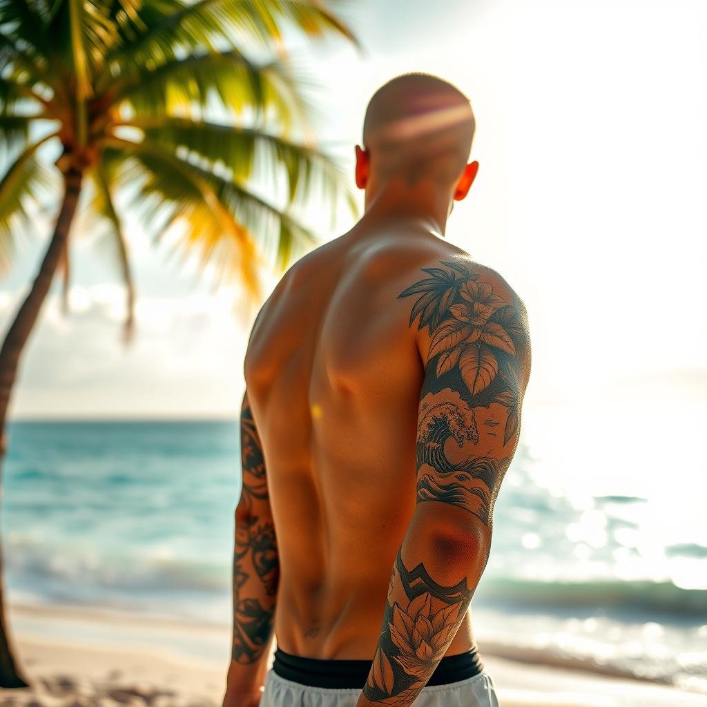 Beach Body Tattoos for Sun Protection Beach Body Tattoos for Sun Protection