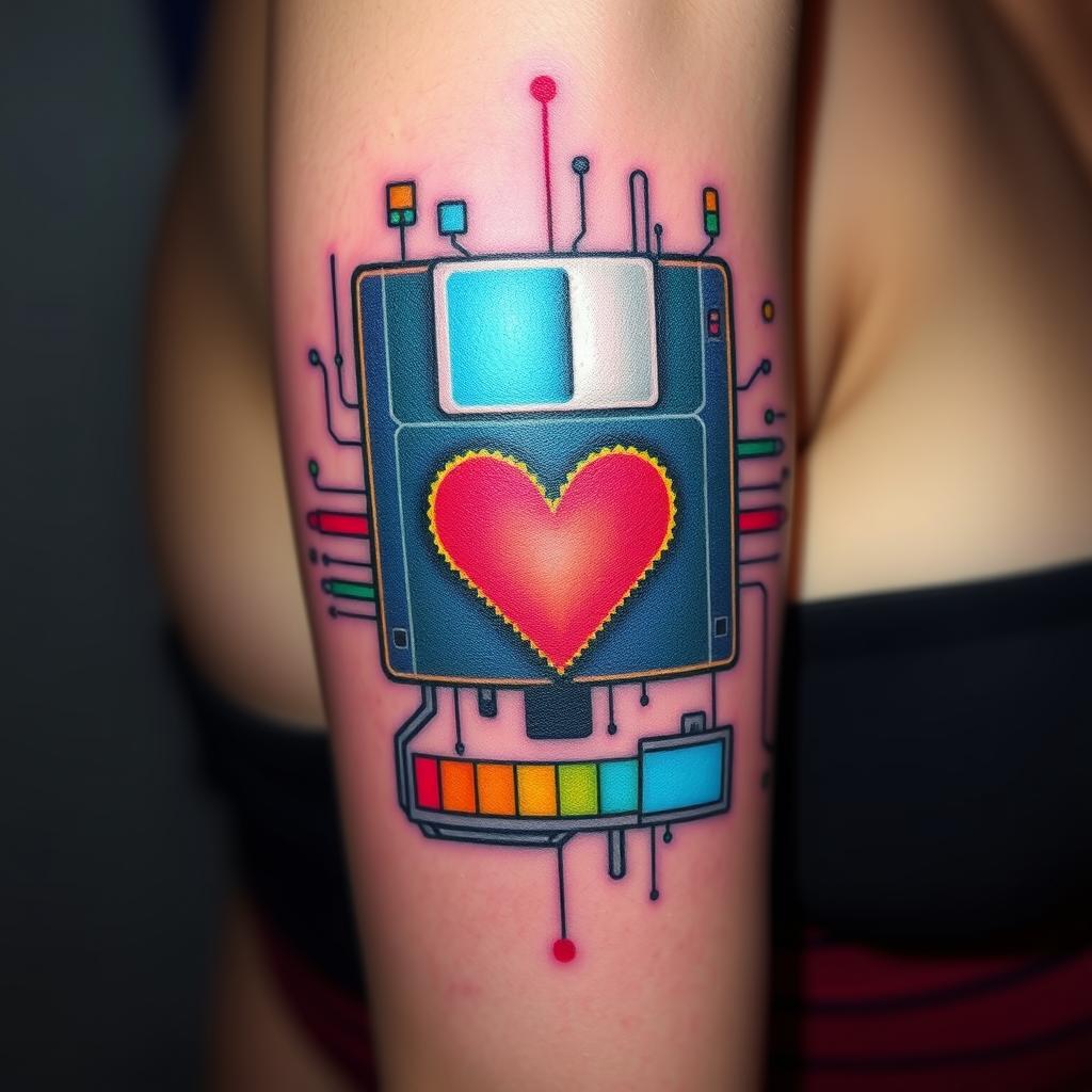 Digital Age Symbolism tattoo