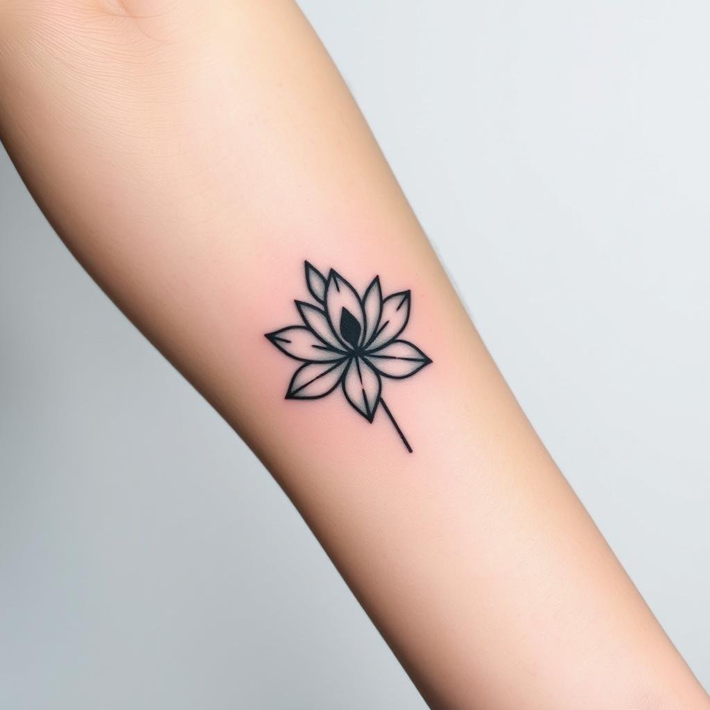 July Birth Flower Tattoos for Guys 2